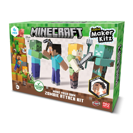Minecraft Zombie Attack Craft Kit - Distracție DIY pentru copii