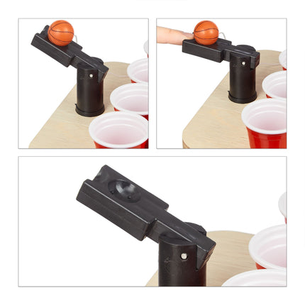 Mini Beer Pong cu cești roșii