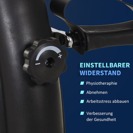 Mini antrenor de pedale pentru biciclete Biciclete de antrenament Display LCD Fonta Neagra 35X40X31Cm