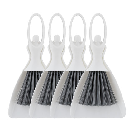 Set mini pentru praf și perie, pachet de 4, design compact