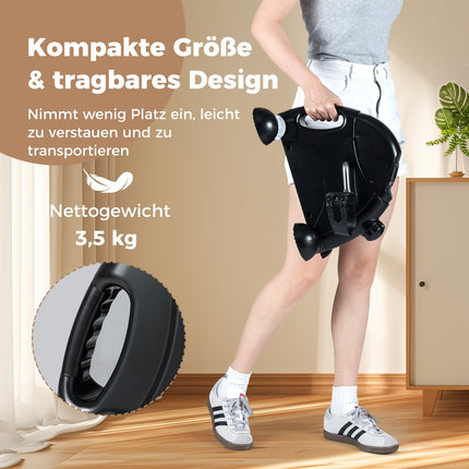 Mini bicicletă de exerciții cu afișaj LCD pentru brațe și picioare