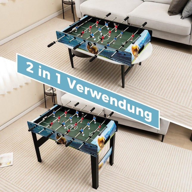 Mini Foosball Masă cu 14 jucători, 2 mingi, scor