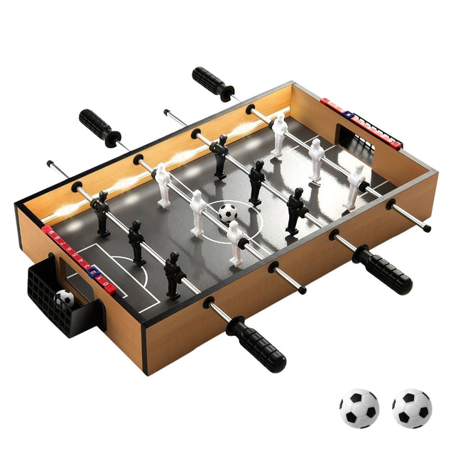 Masa Mini Foosball cu lumini LED si 2 bile