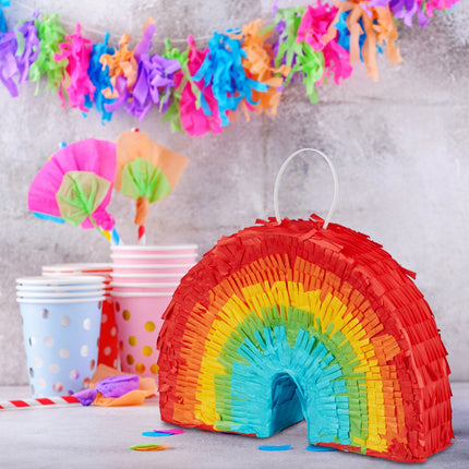 Mini Pinata Curcubeu