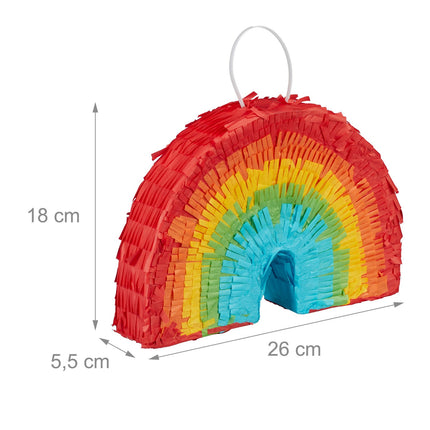 Mini Pinata Curcubeu