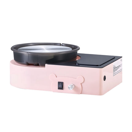 Mini Pottery Wheel 6 In, Adjustable Speed, Tools Kit, Pink