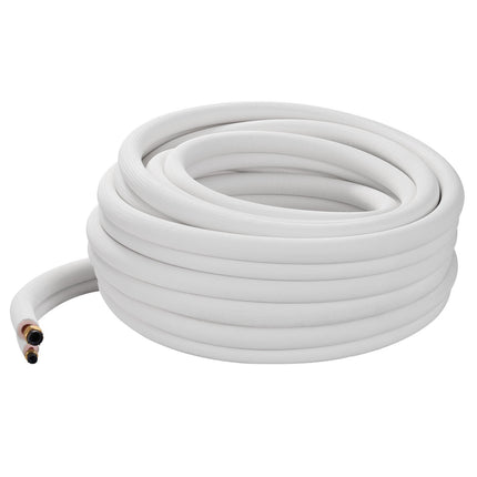 Mini Split Copper Line Set 25 Ft, 3/8 x 5/8 Insulated