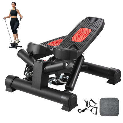 Mini Stair Stepper, Hydraulic Twist, Bands, LCD, 330 lb Capacity