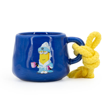 Lumânare parfumată Minions în cană ceramică – Fructat și floral