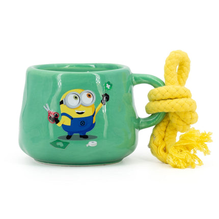 Lumânare parfumată Minions în cană ceramică – Fructat și floral
