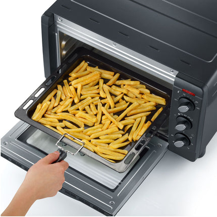 Mini oven 20 l. hot air black TO2068