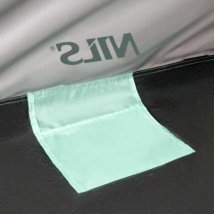 Cort de plajă Mint, protecție UV, instalare ușoară