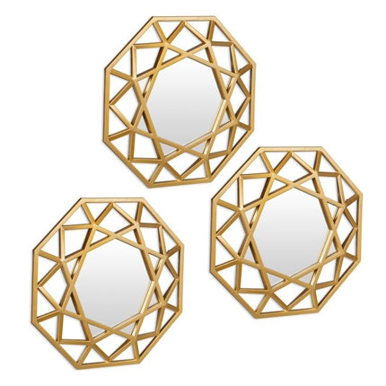 Set oglinda din 3 diamante