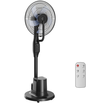 Ventilator cu piedestal, 70° oscilație, 3 viteze, rezervor de 3,5 l