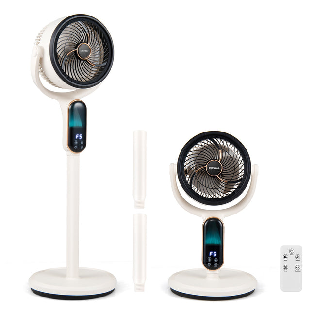 Ventilator cu piedestal cu pulverizare – 8 viteze, telecomandă, oscilație 90°