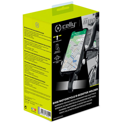 Mobile phone holder made of metal for bicycle