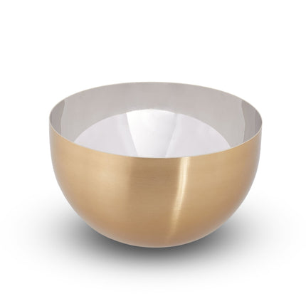 Bol de servire modern auriu/argint