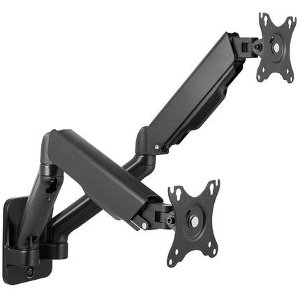 Monitor arm Wall mount 17-32" Double gas spring