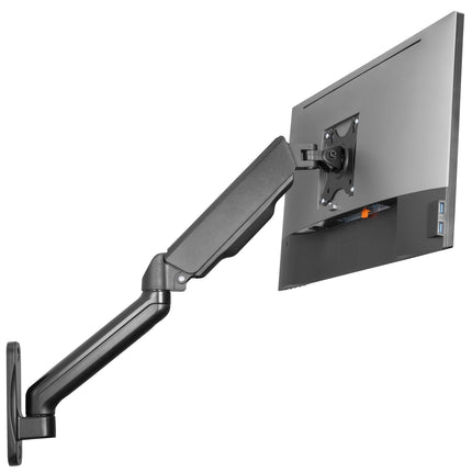Monitor arm Wall mount 17-32" gas-suspended 450mm