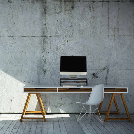 Suport pentru monitor cu raft suplimentar