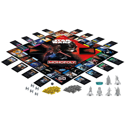 Monopoly Joc de societate Star Wars Dark Side, în limba engleză