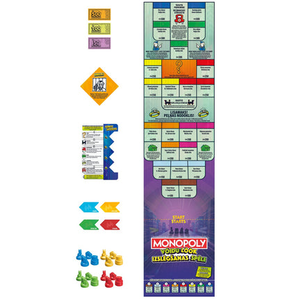 Joc de societate Monopoly Knockout (în limbile estonă și letonă)