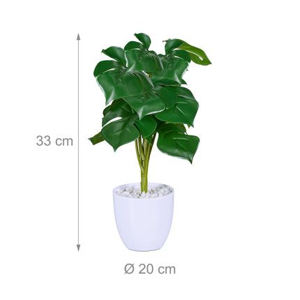 Set de 2 plante artificiale Monstera