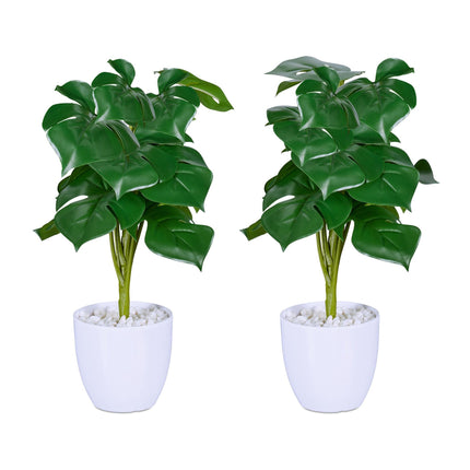 Set de 2 plante artificiale Monstera