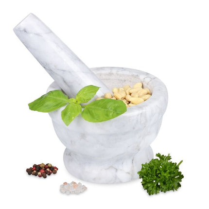 Mortar cu pistil de marmură