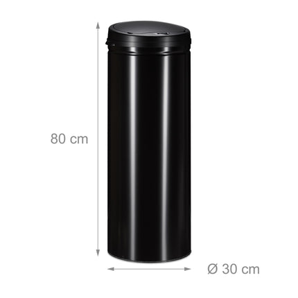Motion Sensor Waste Basket Trash Can Garbage Bin Kitchen Paper Container Storage