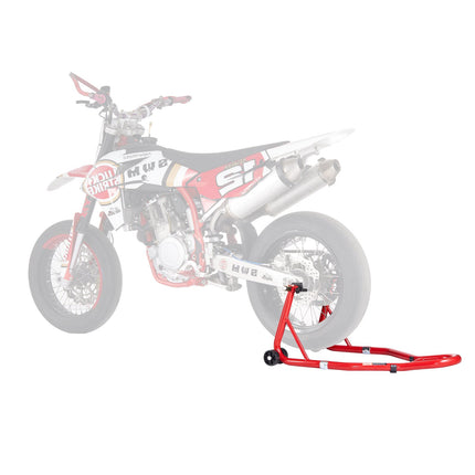 Motorcycle Rear Wheel Stand, 850 lb, Adjustable U and L Forks