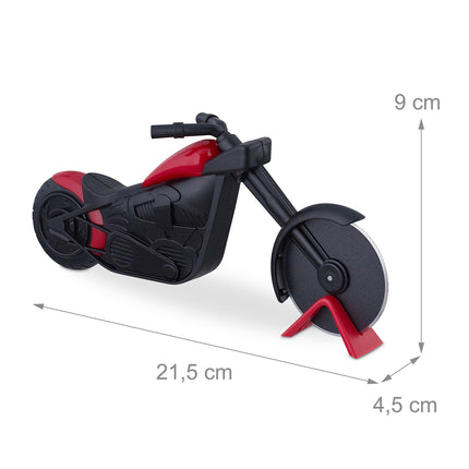 Motocicletă cu tăietor de pizza