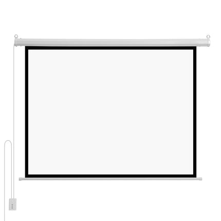 Motorized Projector Screen 72 Inch 4:3, Remote Control