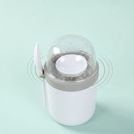 Pahare Muesli To-Go cu linguriță, pachet de 4, plastic fără BPA