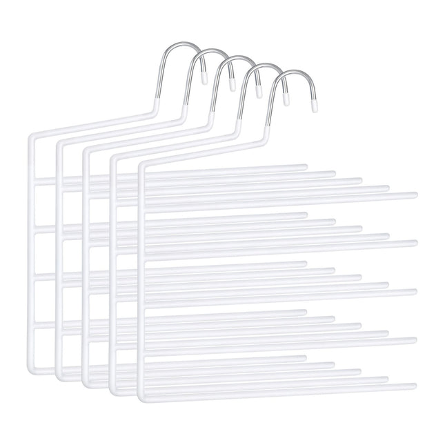 Umerașe multiple pentru pantaloni - antiderapante, economisesc spațiu, pachet de 5