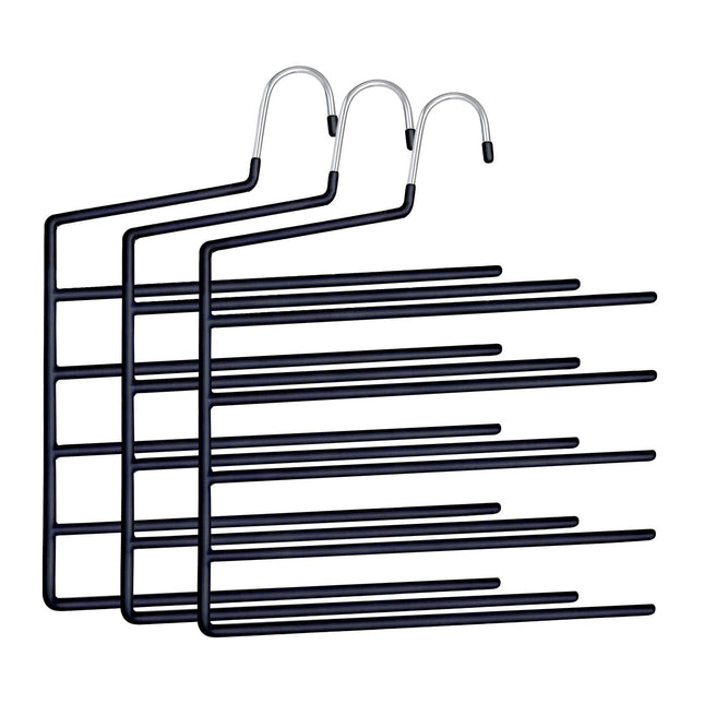 Umerașe multiple pentru pantaloni, antiderapante, economisesc spațiu, pachet de 5