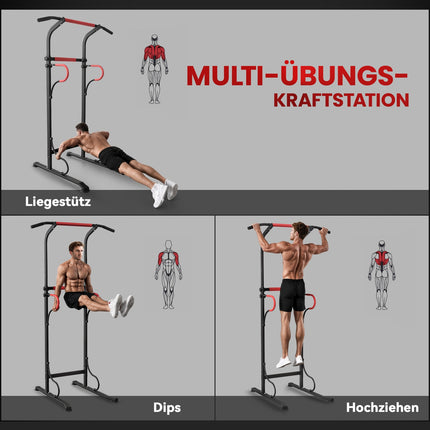 Stație de scufundare multifuncțională, înălțime reglabilă, capacitate de 120 kg