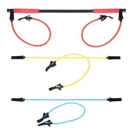 Set bar multifuncțional Pilates cu benzi de rezistență