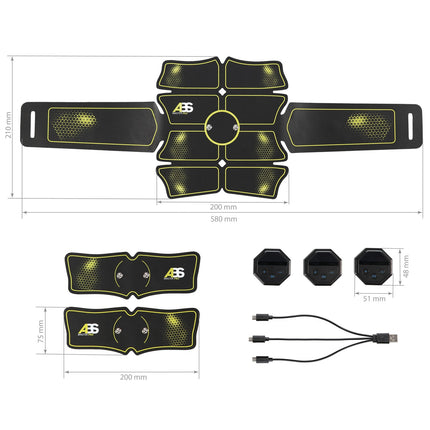 Stimulator muscular, Antrenor abdominal, Dispozitiv EMS