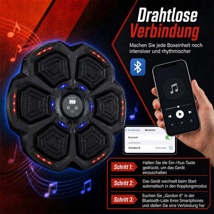 Aparat de box muzical cu 9 moduri LED și 10 niveluri de viteză