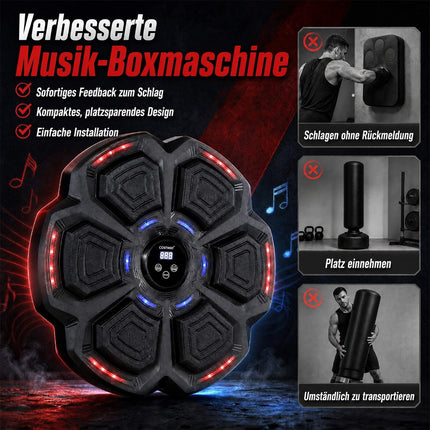 Aparat de box muzical cu 9 moduri LED și 10 niveluri de viteză