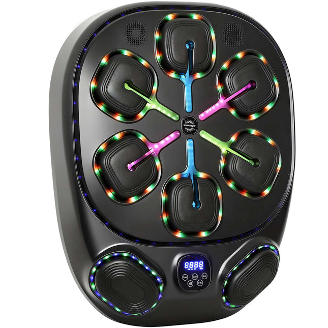 Music Boxing Machine with LED Lights & Bluetooth