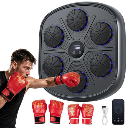 Mașină de box muzicală cu afișaj LED și 9 moduri