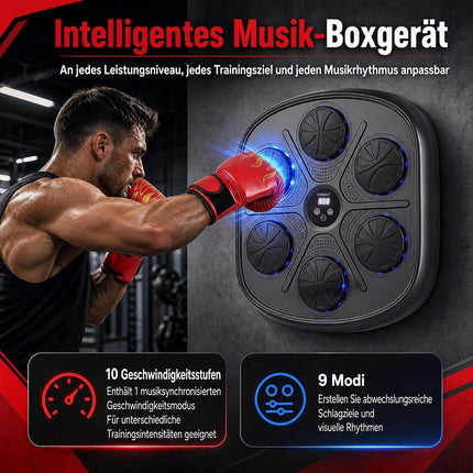 Mașină de box muzicală cu afișaj LED și 9 moduri