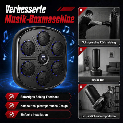 Mașină de box muzicală cu afișaj LED și 9 moduri
