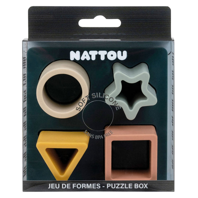 Nattou Joc cu forme, verde salvie