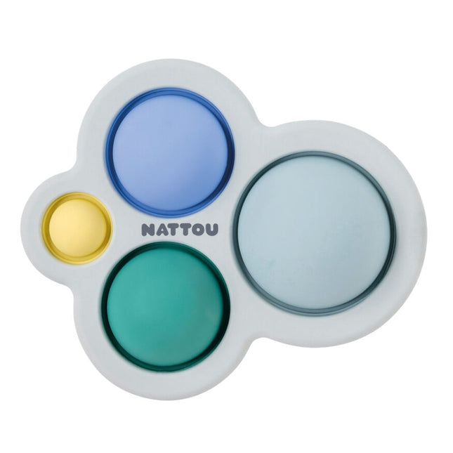 Nattou Pop It din silicon Albastru