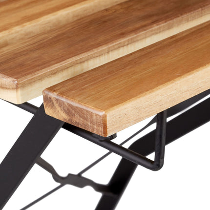 Scaun natural de gradina in set de 4