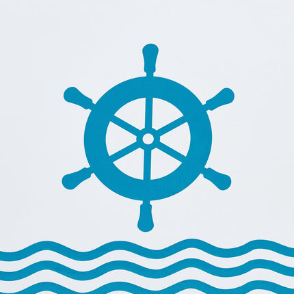 Cufă de jucării nautică cu rafturi pentru cărți