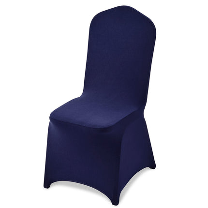 Navy Blue Chair Covers 50-Pack, Stretch Spandex
